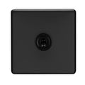 1–4 Gang 10Amp 2 Way Toggle Switch – Matt Black 1 Gang