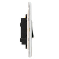 Concealed 3mm 1 Gang Intermediate Switch - Polished Chrome
