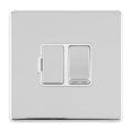 Concealed 3mm 13Amp Switched Fuse Spur - Polished Chrome