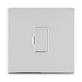 Concealed 3mm 13Amp Unswitched Fuse Spur - Polished Chrome