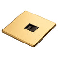 Concealed 3mm Telephone Slave - Satin Brass