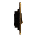 Concealed 3mm 3 Gang 2Way Switch - Satin Brass