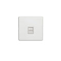 Concealed 3mm Telephone Master - Matt White