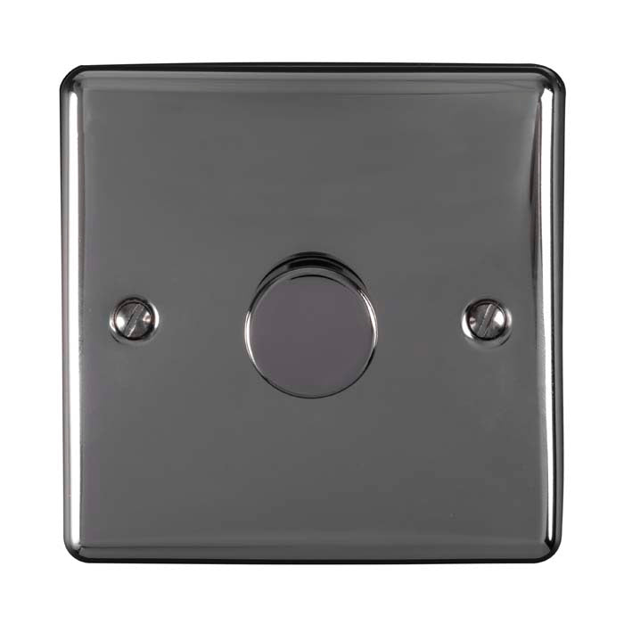 Enhance Decorative 1 Gang Dimmer - Black Nickel