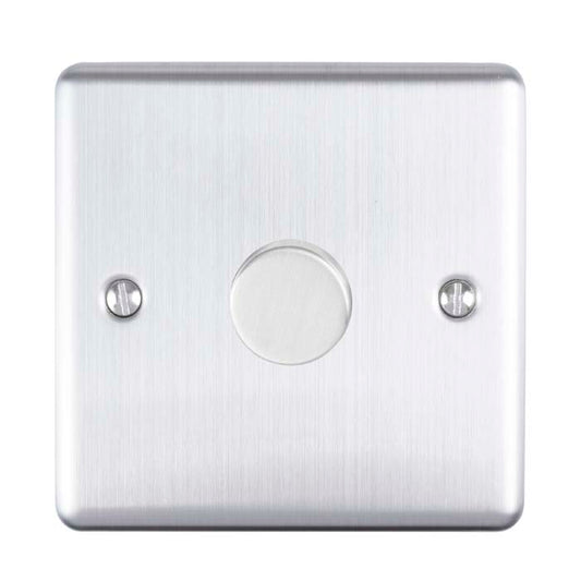 Enhance Decorative 1 Gang Dimmer - Satin Stainless