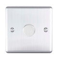 Enhance Decorative 1 Gang Dimmer - Satin Stainless