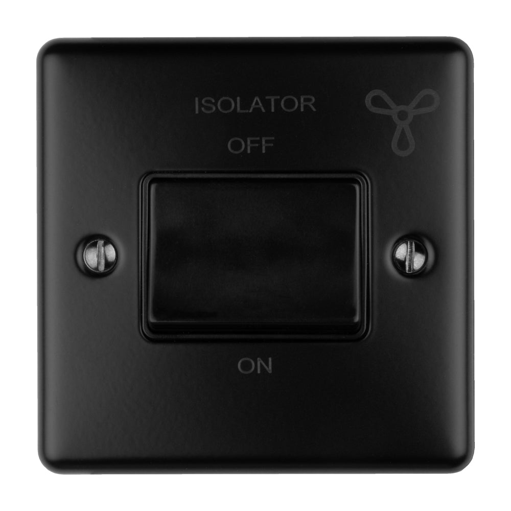 Enhance Decorative Fan Switch - Matt Black