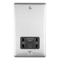 Enhance Decorative Shaver Socket - Satin Stainless