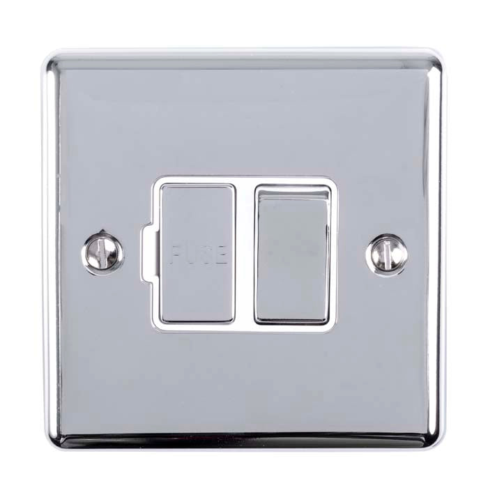 Enhance Decorative Switched Fuse Spur - Polished Chrome