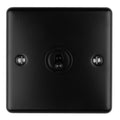 Enhance Decorative 1 Gang Toggle Switch - Matt Black