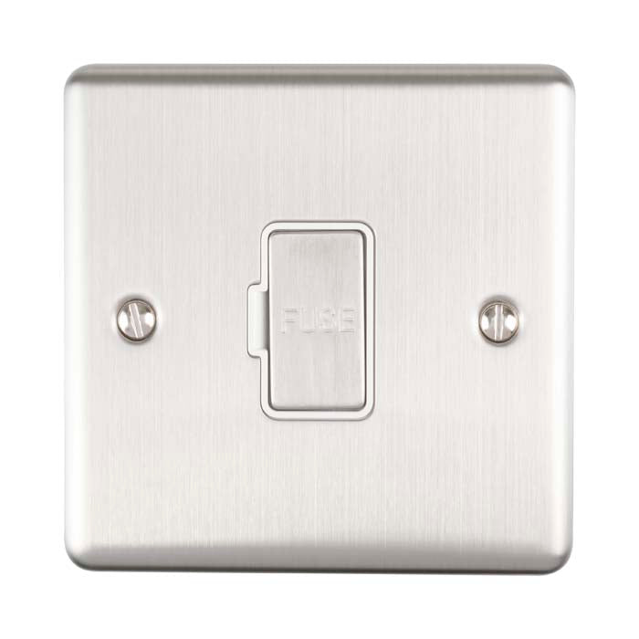 Enhance Decorative Unswitched Fuse Spur - Satin Stainless