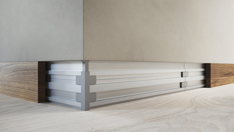 Ermetika Absolute Rush Flush Baseboard Skirting Inwards 90 Degree Angle Connector