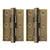 Fire-Rated Ball Bearing Hinges (Pair) - 76mm x 51mm x 2mm