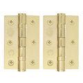 Fire Door Hinges - 3 Inch / 76mm - Grade 7 Ball Bearing (Pair)