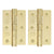Fire-Rated Ball Bearing Hinges (Pair) - 76mm x 51mm x 2mm