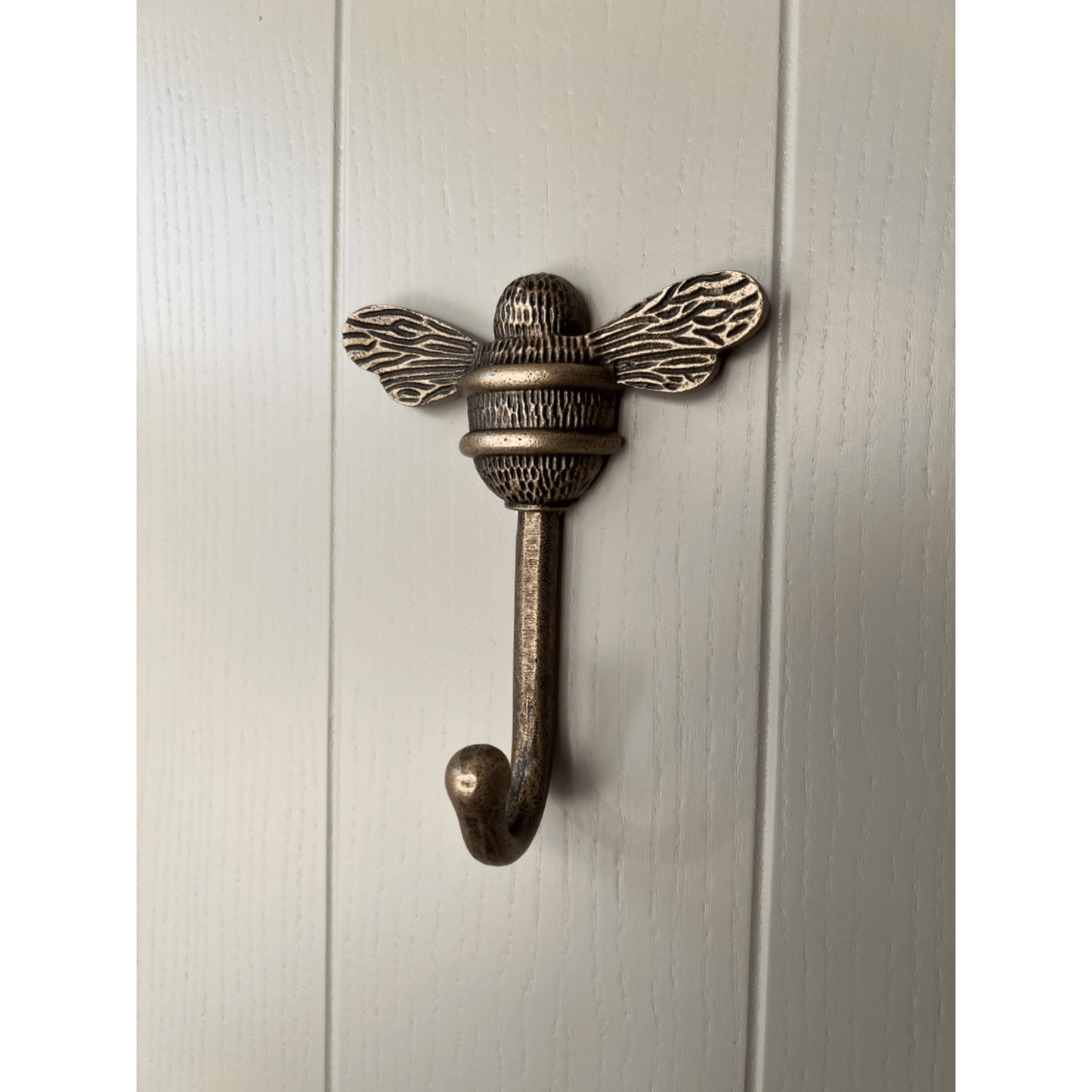 Brass bee Coat Hook - Heritage Finish - Brass bee