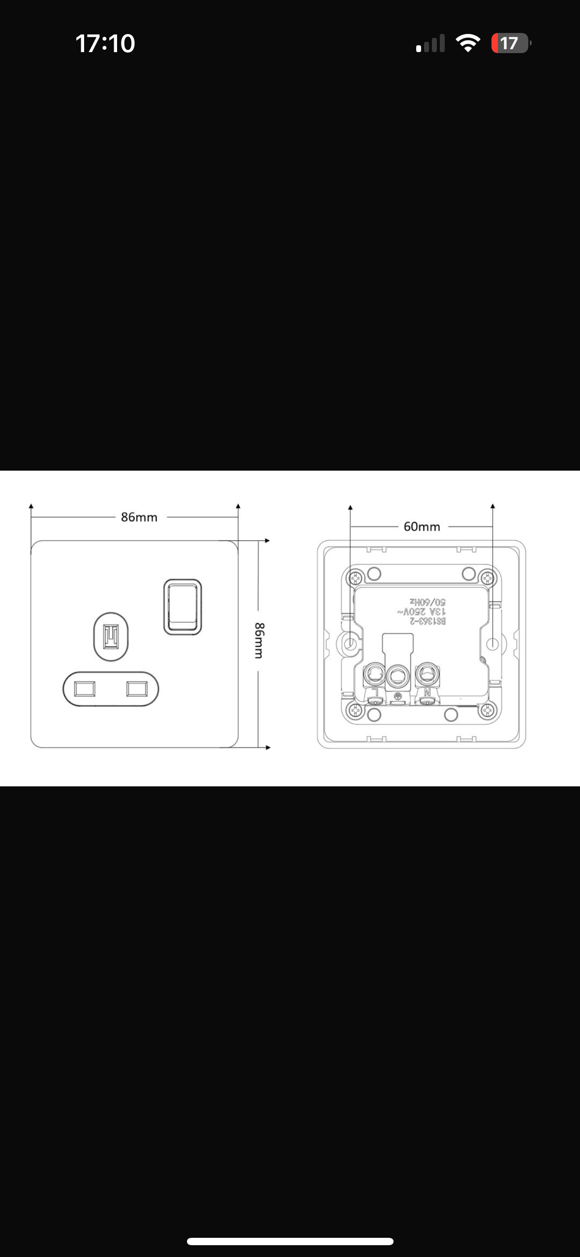 Black Walnut Switches and Sockets - W Series