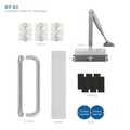 Fire Door Pack - Corridor - Non Locking - Architectural Version Love Handles uk