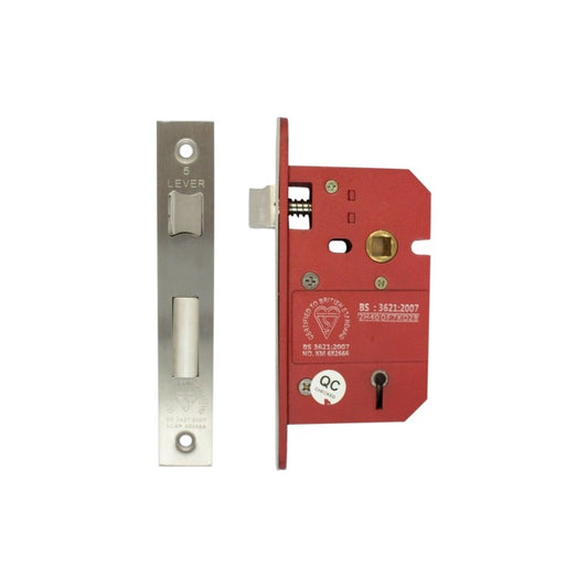 5 BS3621 Sash Lock - 63mm