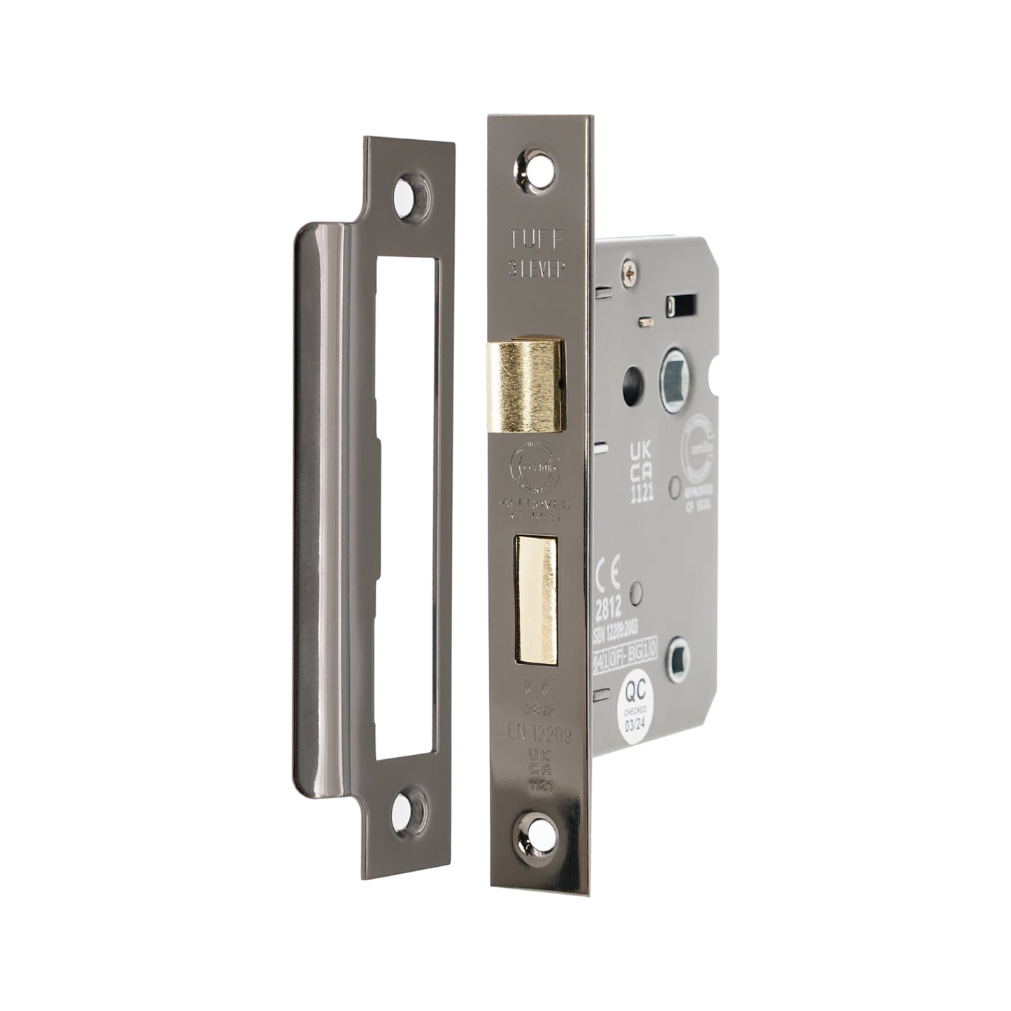 CE 3 Lever Bathroom Lock – FD60 Fire Rated