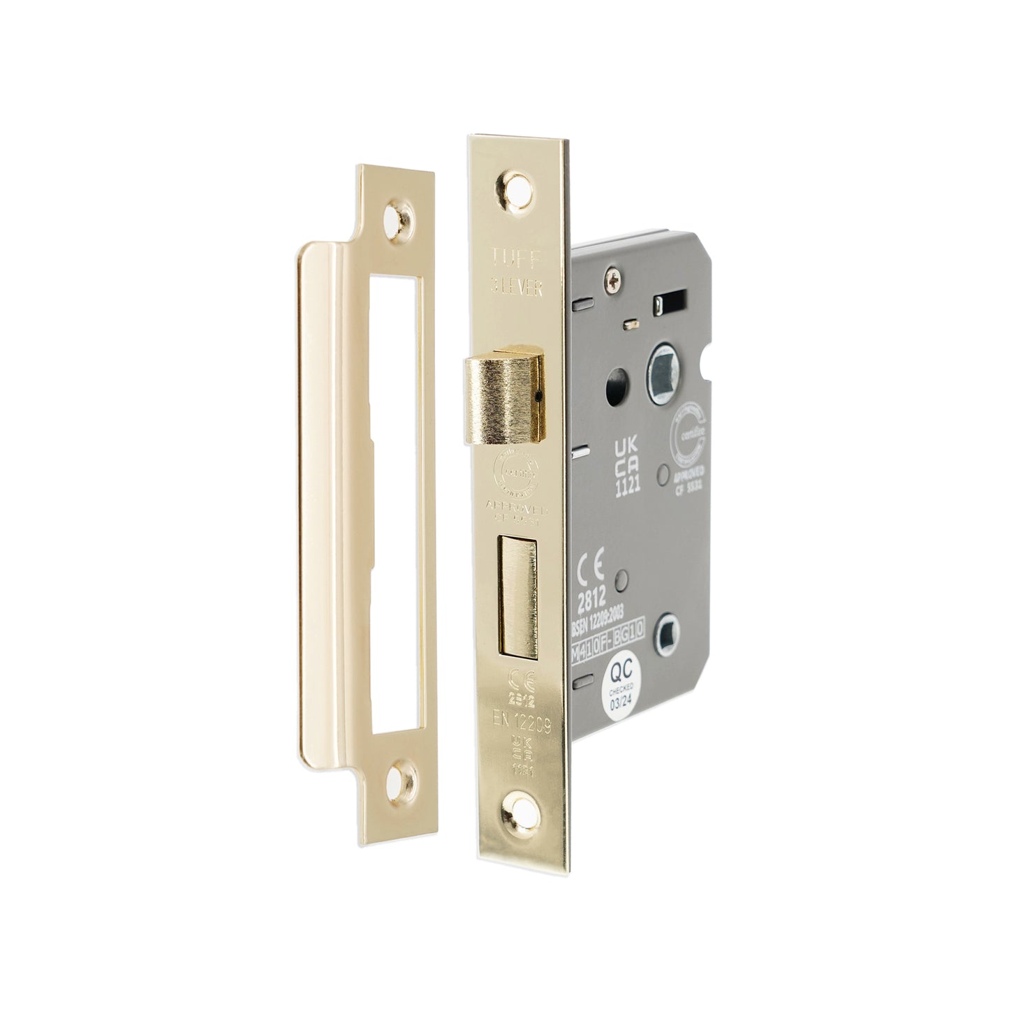CE 3 Lever Bathroom Lock – FD60 Fire Rated