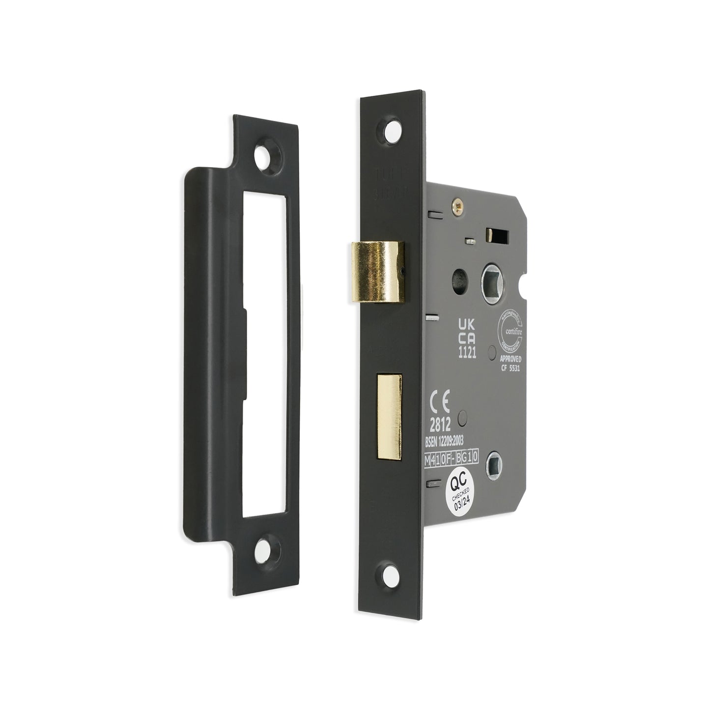CE 3 Lever Bathroom Lock – FD60 Fire Rated