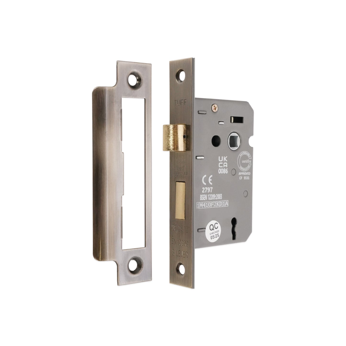 2.5″ CE 3 Lever Mortice Sash Lock FD60