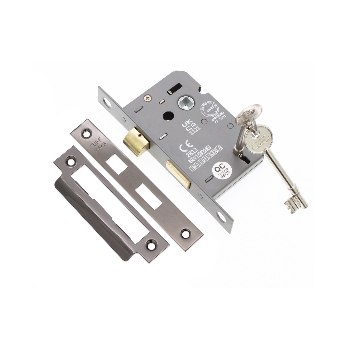 2.5″ CE 3 Lever Mortice Sash Lock FD60