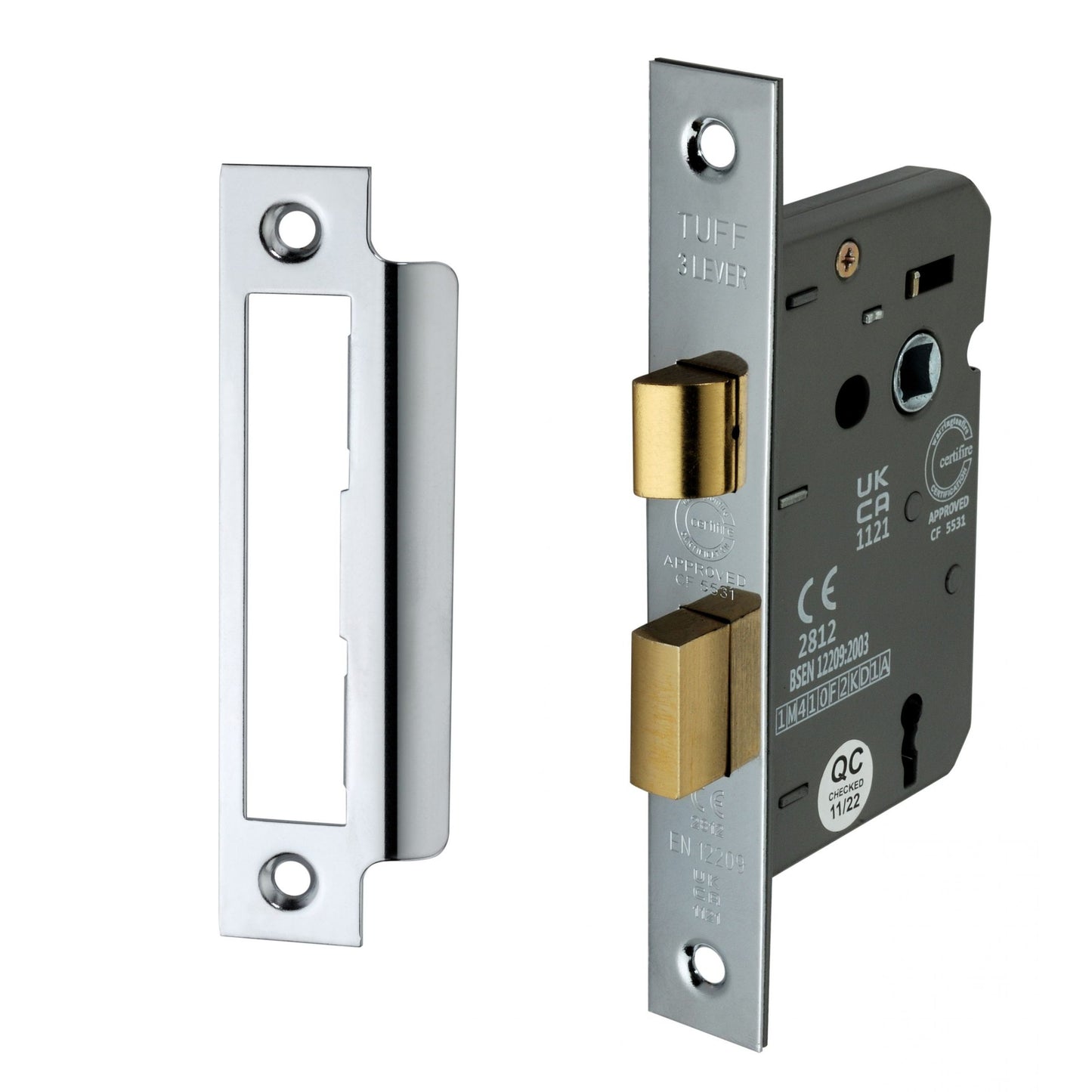 3" CE 3 Mortice Sash Lock FD60