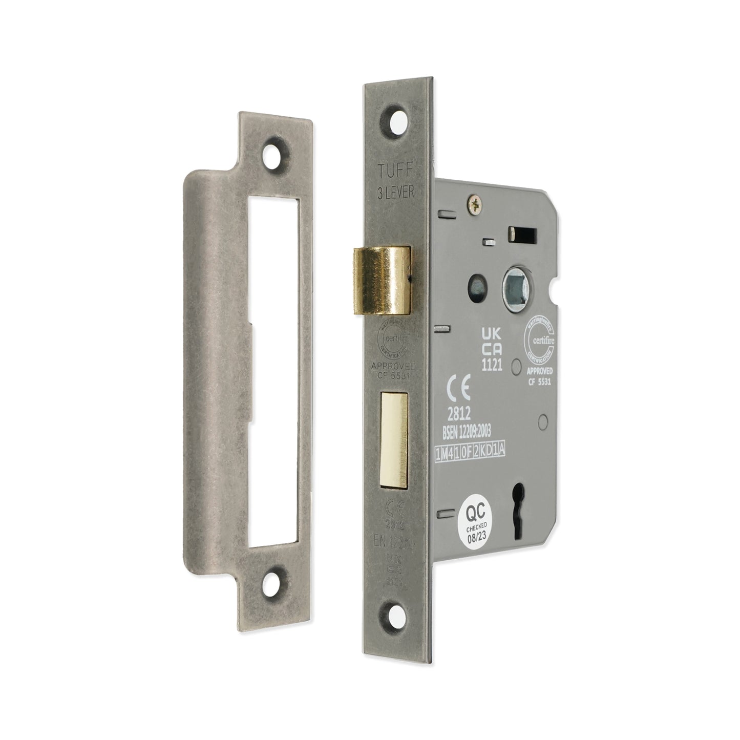 2.5″ CE 3 Lever Mortice Sash Lock FD60