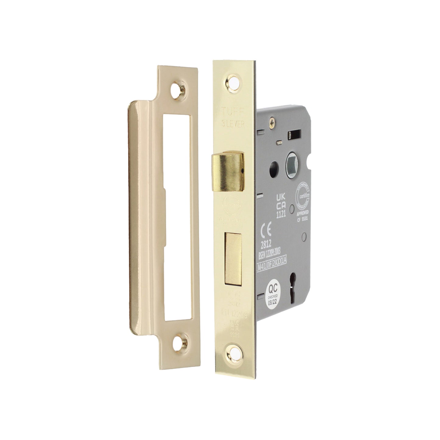 3″ CE 3 Lever Mortice Sash Lock FD60