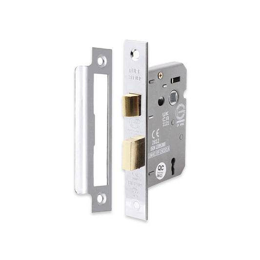 3″ CE 3 Lever Mortice Sash Lock FD60