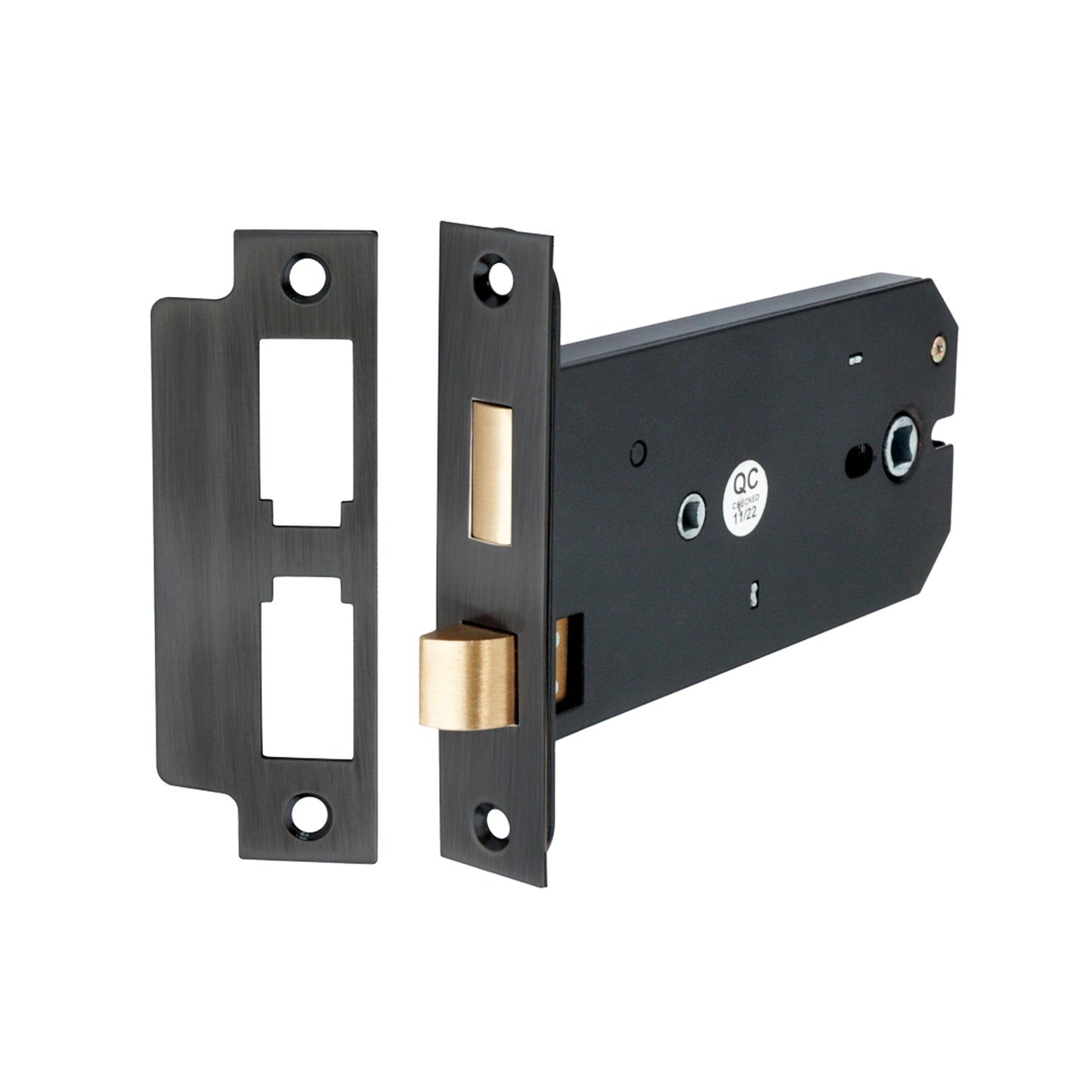 6″ 3 Lever Horizontal Bathroom Lock