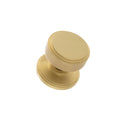 Millhouse Brass Harrison Brass Knurled Mortice Knob on Concealed Fix Rose