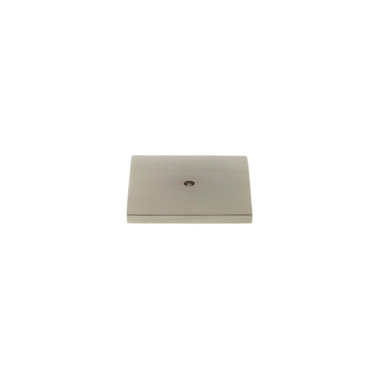 Millhouse Brass Square Cabinet Handle Backplate