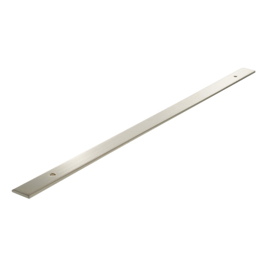 Millhouse Brass Long Wide Cabinet Handle Backplate 320mm