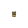 Millhouse Brass Chrysler Diamond Cylinder Cabinet Knob Handle
