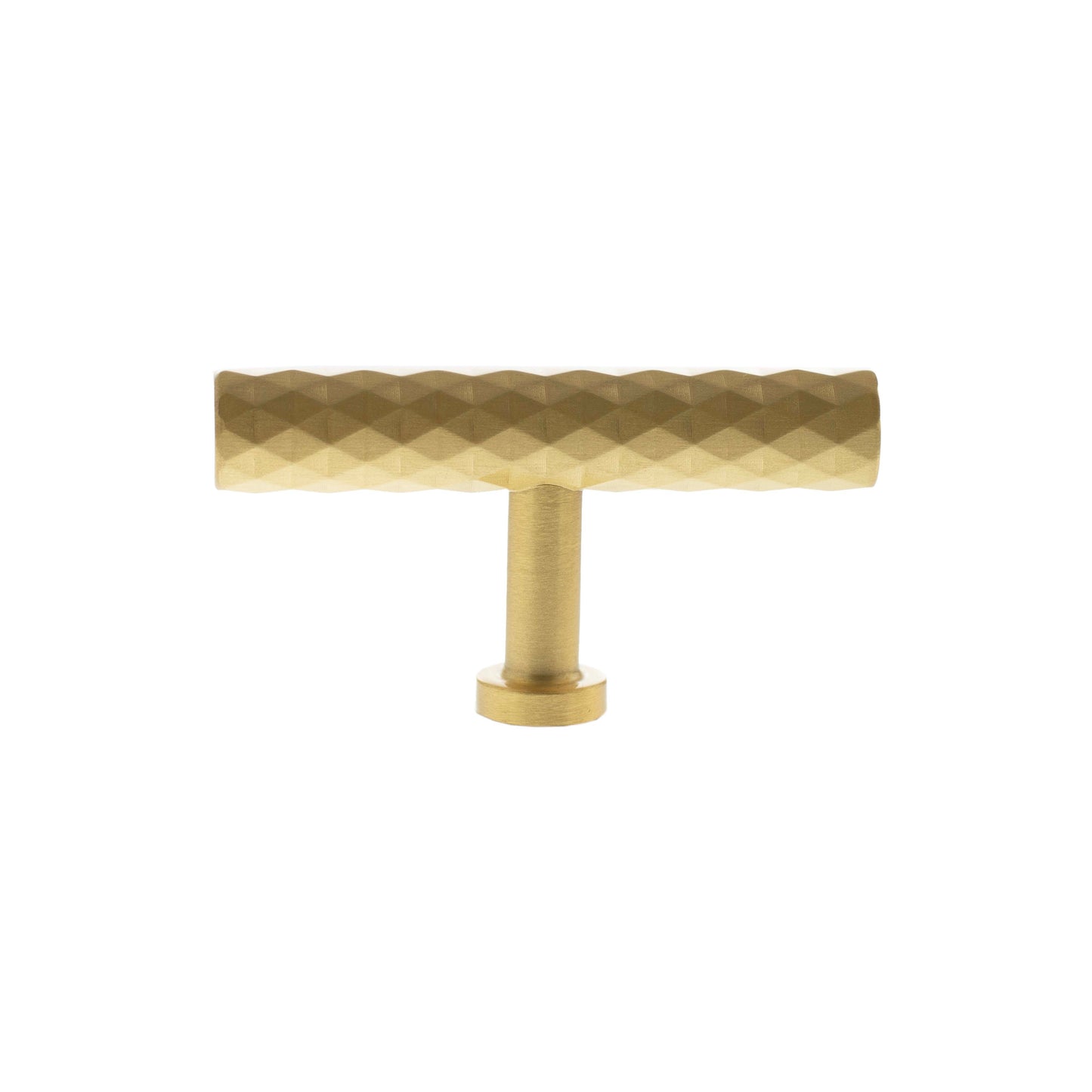 Millhouse Brass Chrysler Diamond T-Bar Cabinet Knob Handle