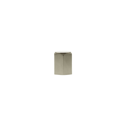 Millhouse Brass Pennington Hexagonal Cylinder Cabinet Knob Handle
