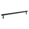 Atlantic Millhouse Brass Pennington Hexagonal T-Bar Cabinet Pull Handle, 320mm in black finish, featuring a straight bar design with hexagonal ends for easy grip.