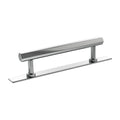 Millhouse Brass Pennington Hexagonal T-Bar Cabinet Pull Handle on Backplate 128mm