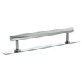 Millhouse Brass Pennington Hexagonal T-Bar Cabinet Pull Handle on Backplate 160mm