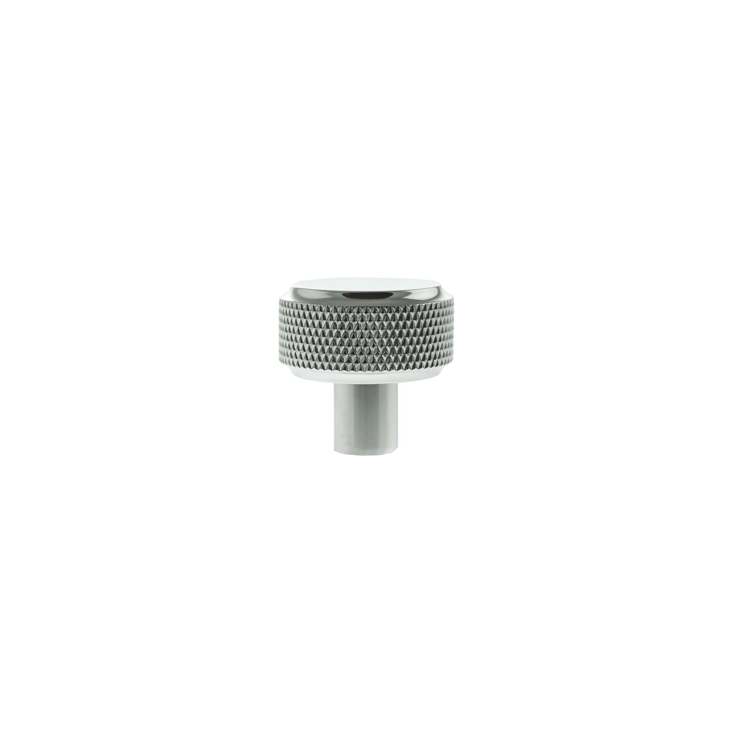 Millhouse Brass Eiffel Knurled Round Cabinet Knob Handle