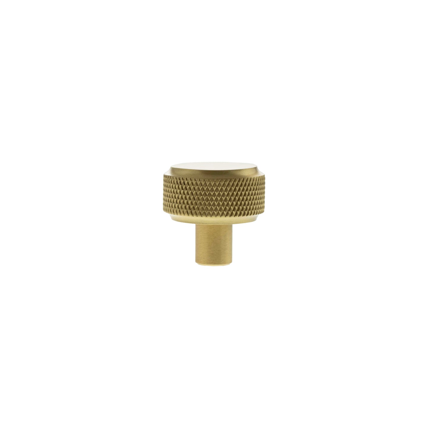 Millhouse Brass Eiffel Knurled Round Cabinet Knob Handle