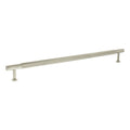 Atlantic Millhouse Brass Eiffel Knurled T-Bar Cabinet Pull Handle measuring 320mm in brushed brass finish, featuring a knurled texture along the length for grip and two sturdy mounting posts at each end.