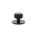 Millhouse Brass Eiffel Knurled Round Cabinet Knob Handle on Backplate