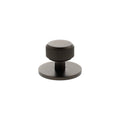 Millhouse Brass Battersea Linear Round Cabinet Knob Handle on Backplate