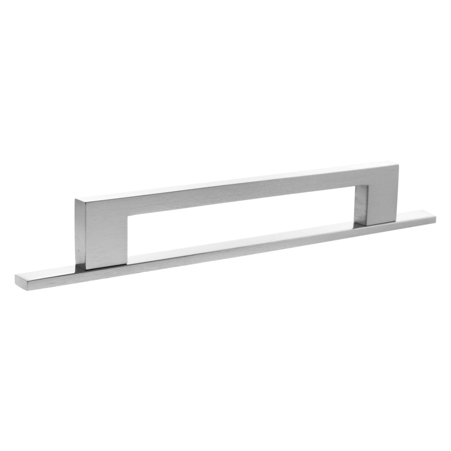 Millhouse Brass Empire Slim Cabinet Pull Handle on Backplate 160mm