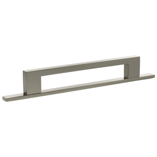 Millhouse Brass Empire Slim Cabinet Pull Handle on Backplate 160mm