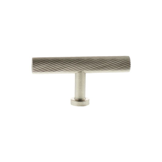 Millhouse Brass Paddington Spiral T-Bar Cabinet Knob Handle
